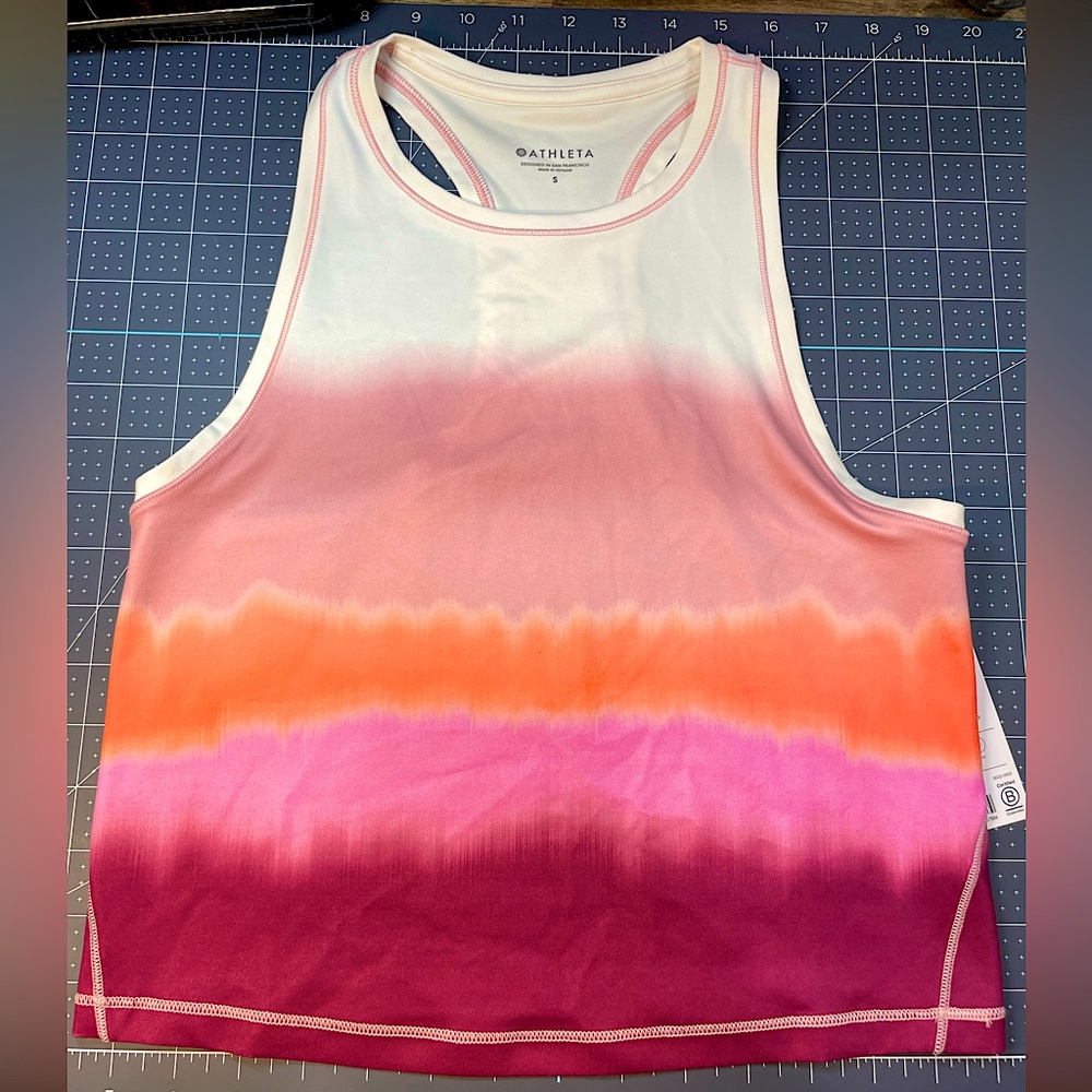 Athleta Shanti Printed Crop Tank